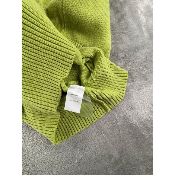 Pendleton Long Coventry Cardigan Lemongrass Sweater Women's XL Cotton Green - Picture 4 of 8